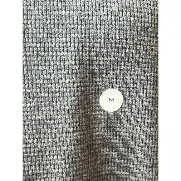 Eddie Bauer Thermal Shirt Mens Medium NWT Long Sleeve‎ Crew Waffle Knit Gray - Picture 10 of 10